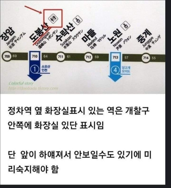 지하철 급똥시 꿀팁