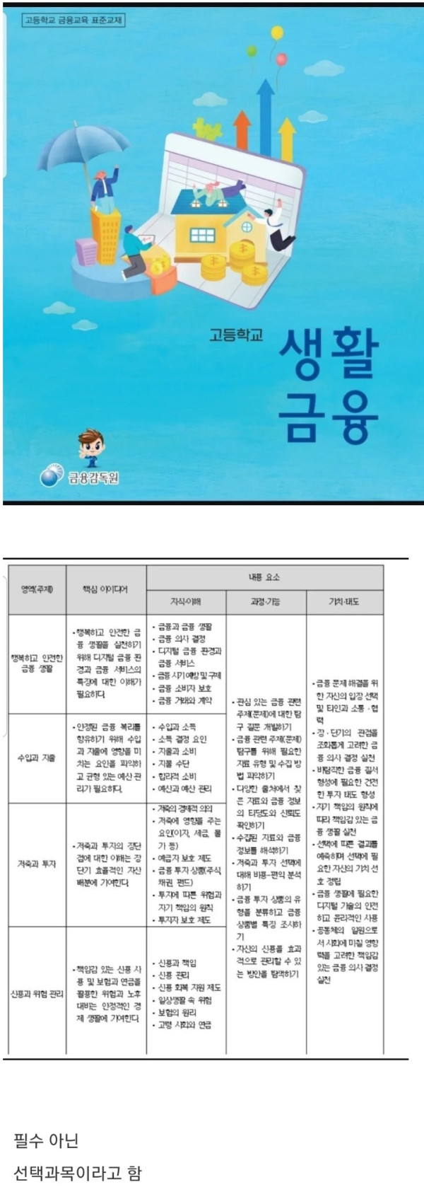 새롭게 추가 되었다는 고등학교 과목